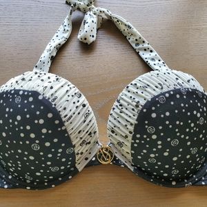 VS Black & White Push Up Bathing Suit Set